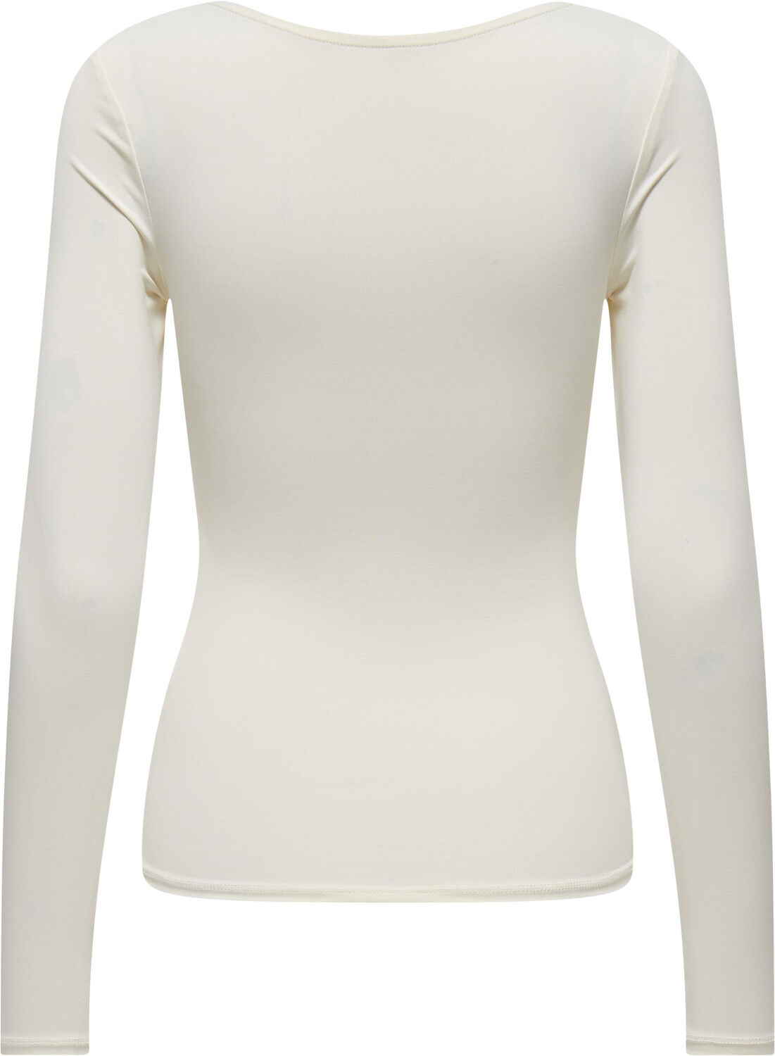 ONLEA L/S 2-WAY DEEP NECK TOP JRS