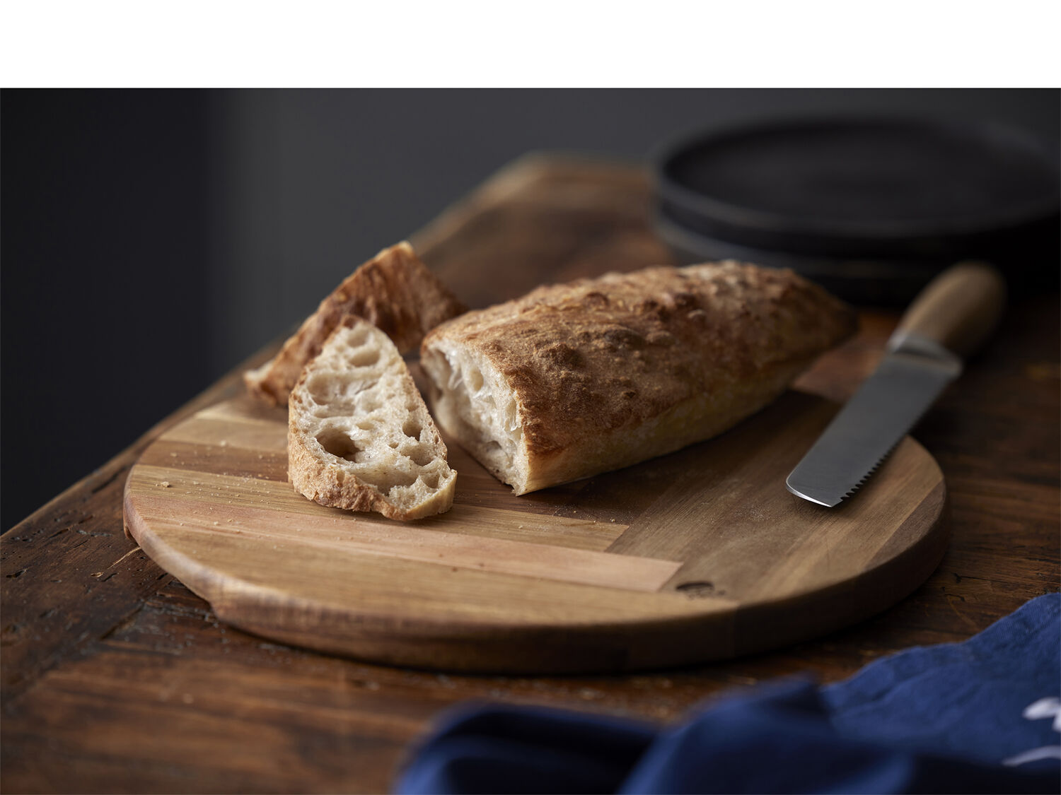 Serveringsbr&aelig;t Sildeben 30,5x1,9 cm Akacietr&aelig;