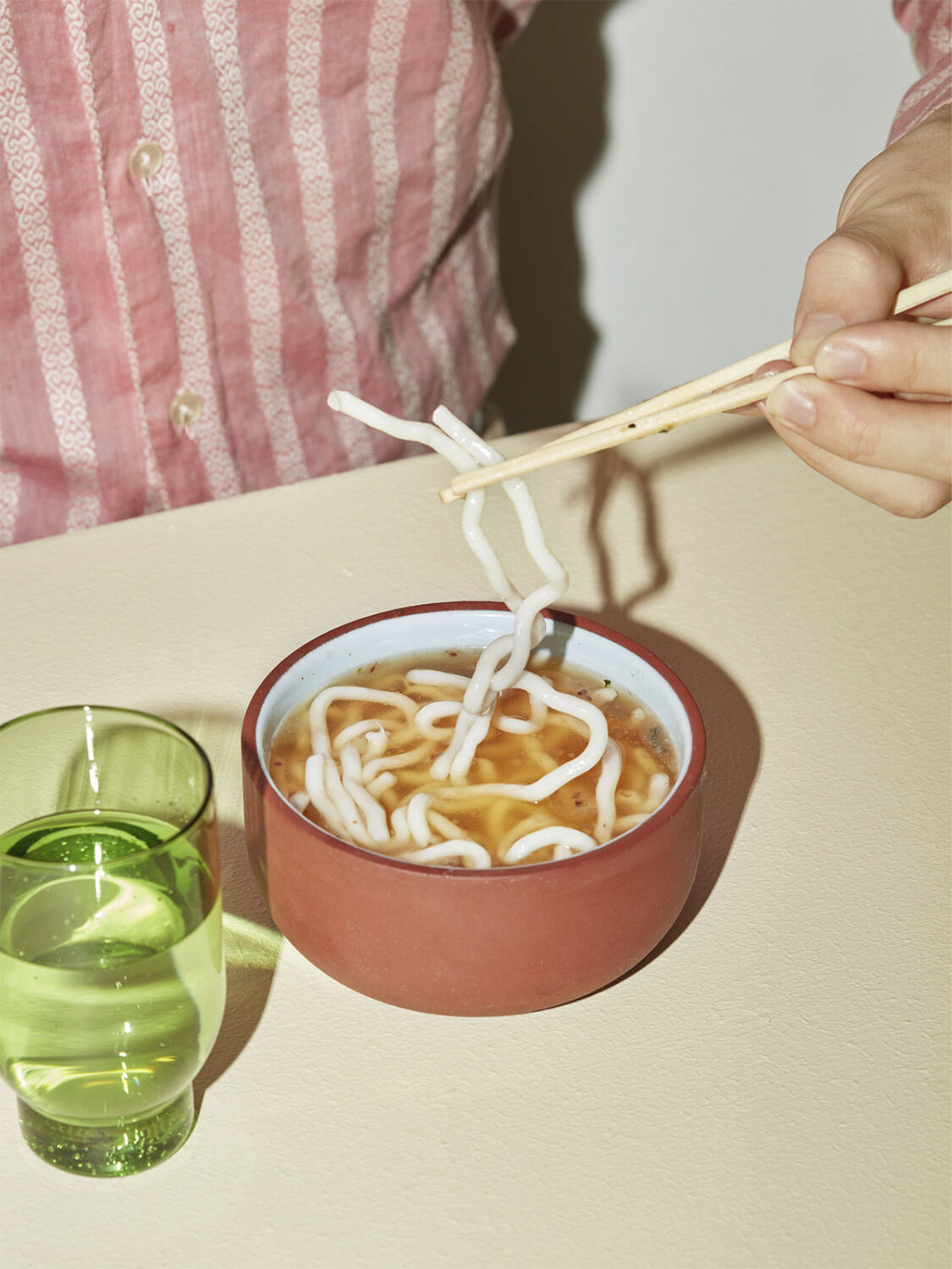 WATER GLASS, 2 PCS, TALL, GREEN, 65110G