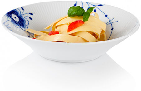 Bl&aring; Mega Riflet 24 cm. dyb tallerken