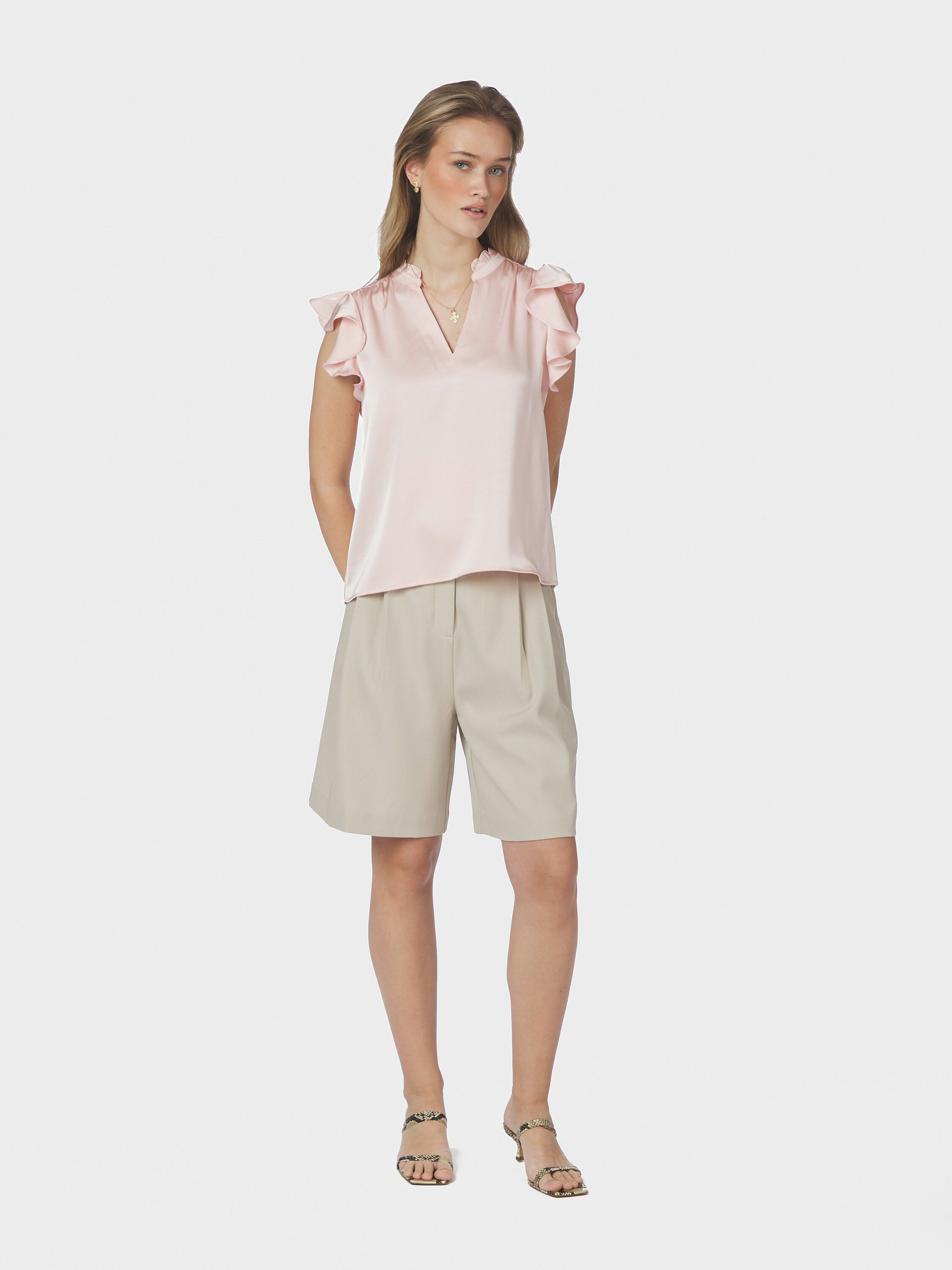 Stella Heavy Sateen Blouse