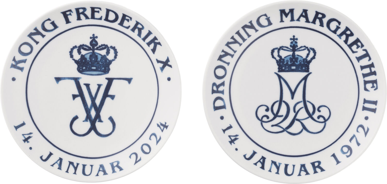 Kroningsplatter, 18 cm, 2 stk.