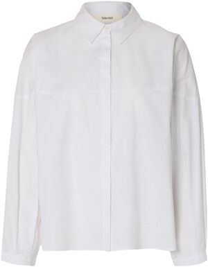 SLFDELIA REGULAR LS PLEATED SHIRT B