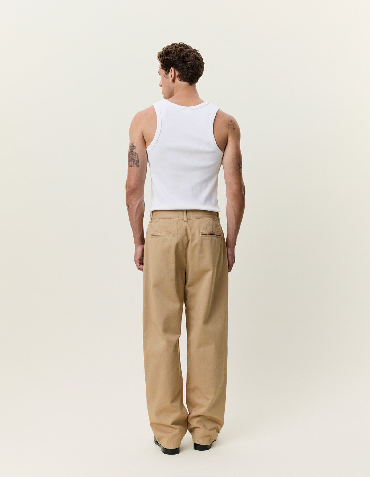 Pleated Chino Pants