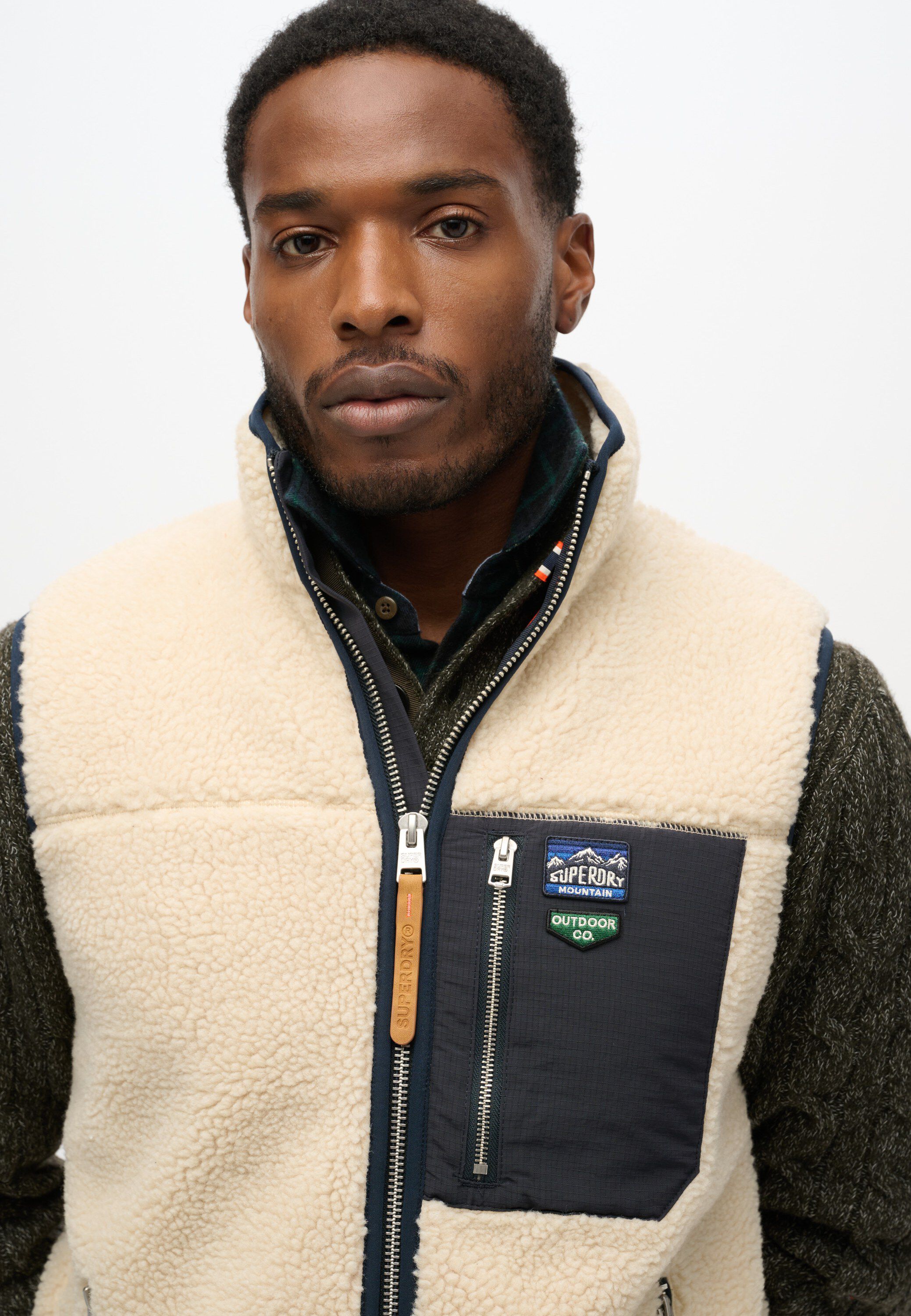 VINTAGE RETRO FLEECE GILET