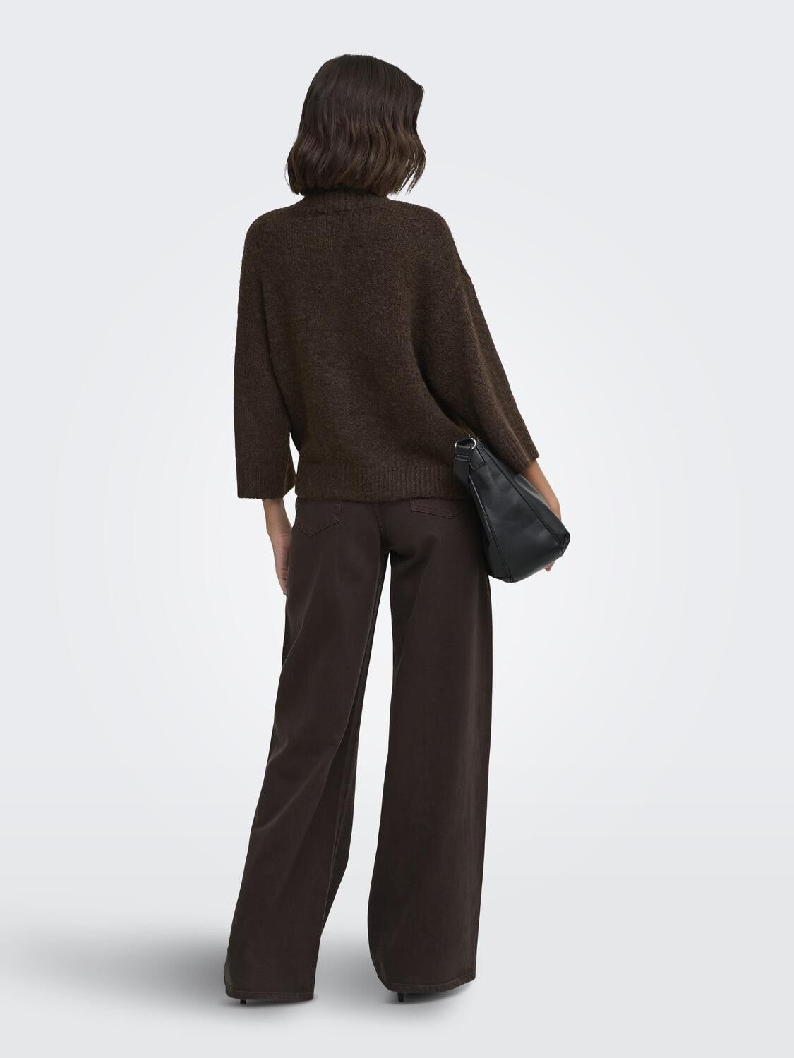 Onlmaggie 3/4 Wide Zip Cardi Cc Knt