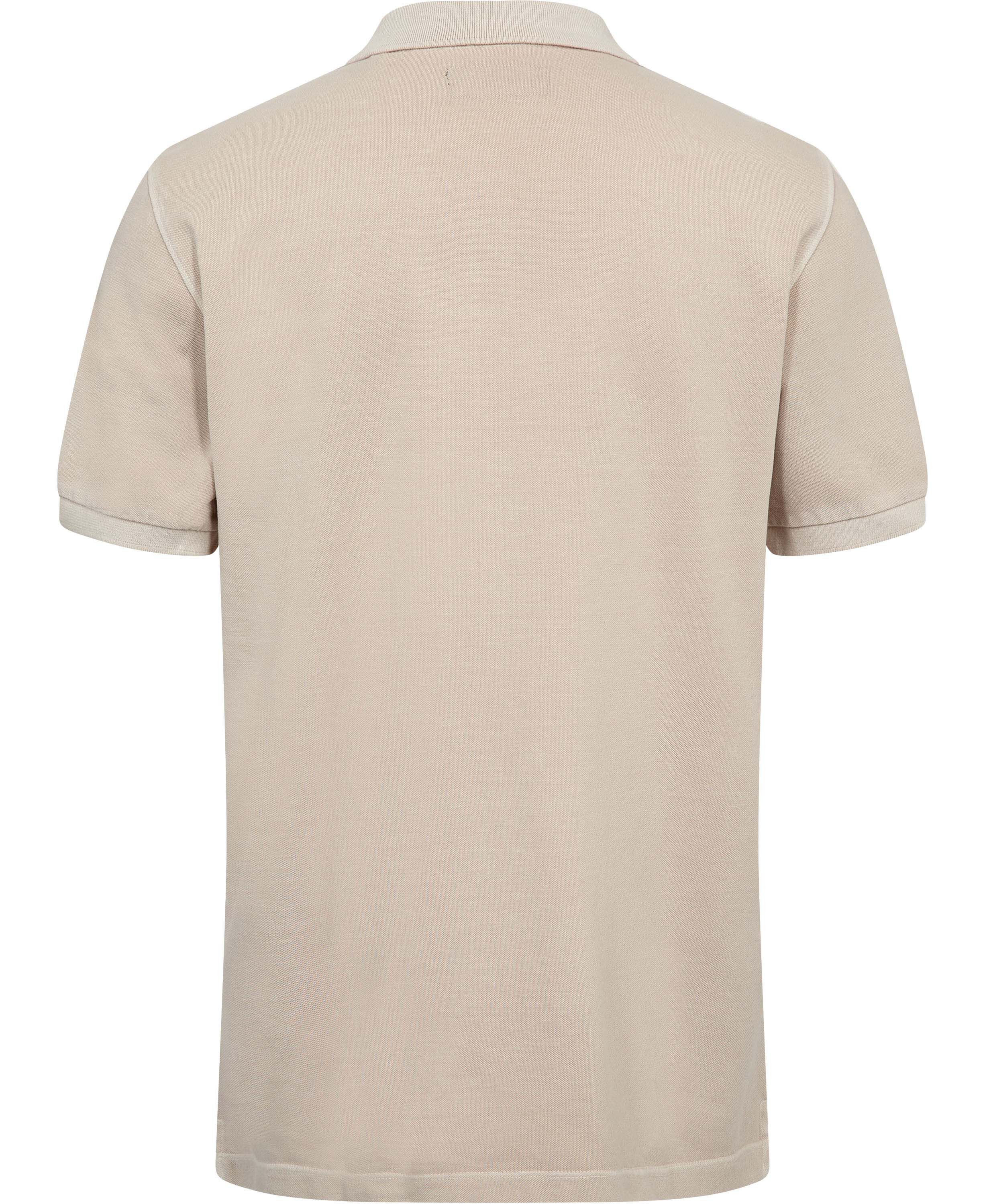 Poloshirt, short sleeve, rib detail