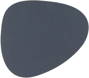 GLASS MAT CURVE (11x13cm) NUPO dark blue