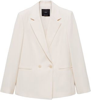 Straight-fit suit jacket