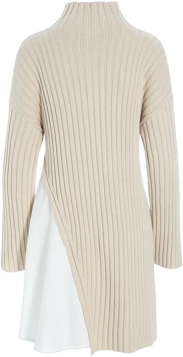 Gamine knit lang bluse