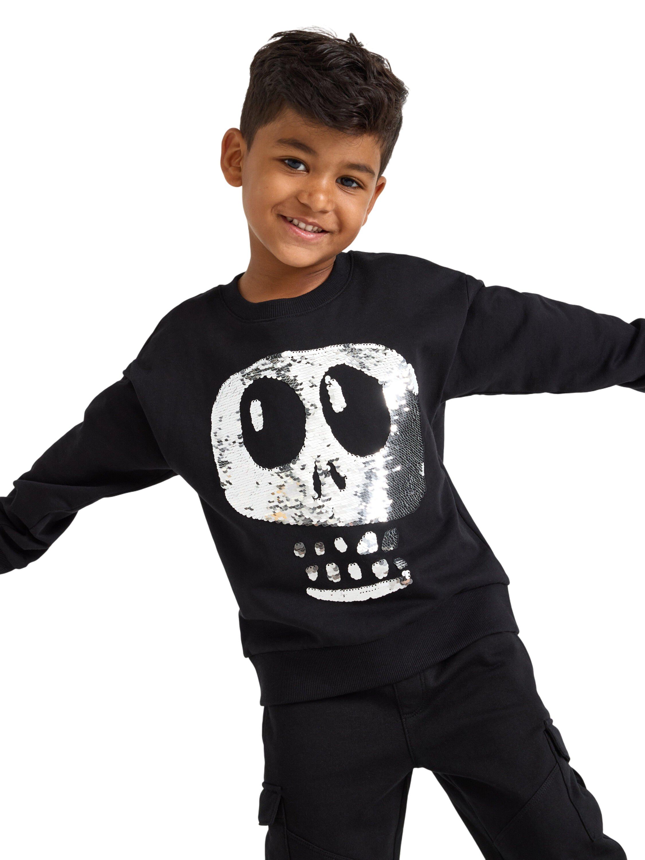 Sweatshirt in soft cotton jersey wi