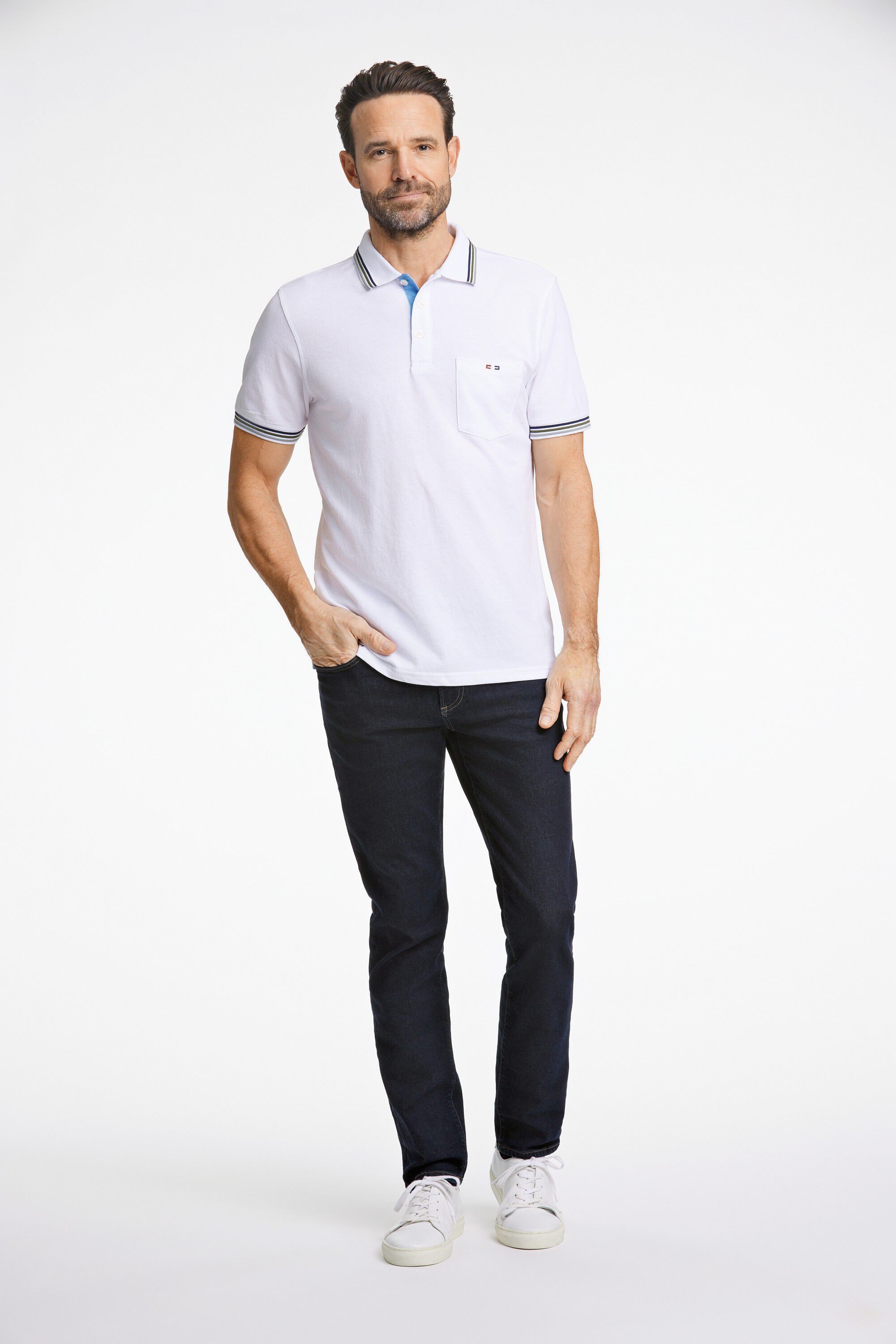 Signature polo piqu&eacute; S/S
