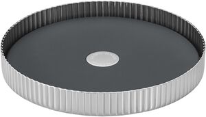 BERNADOTTE WINE COASTER STAINLESS STEEL MIRROR & SILICONE