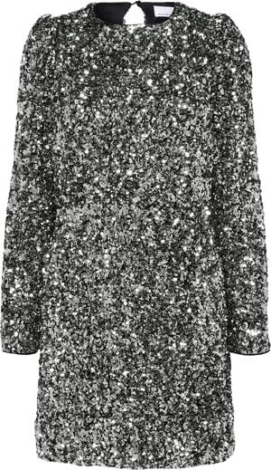 SLFCOLYN LS SHORT SEQUINS DRESS B