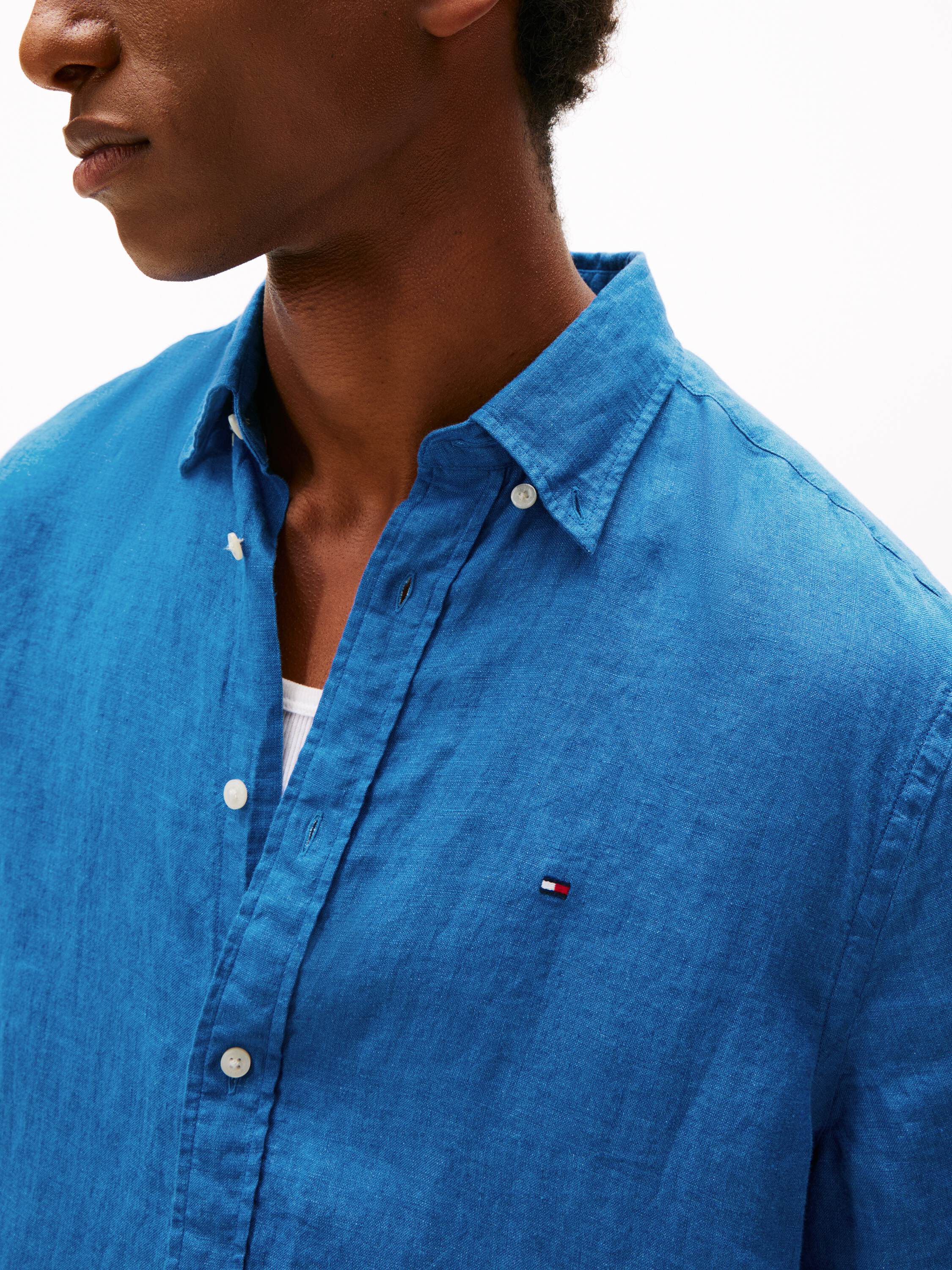 PIGMENT DYED LINEN RF SHIRT S/S