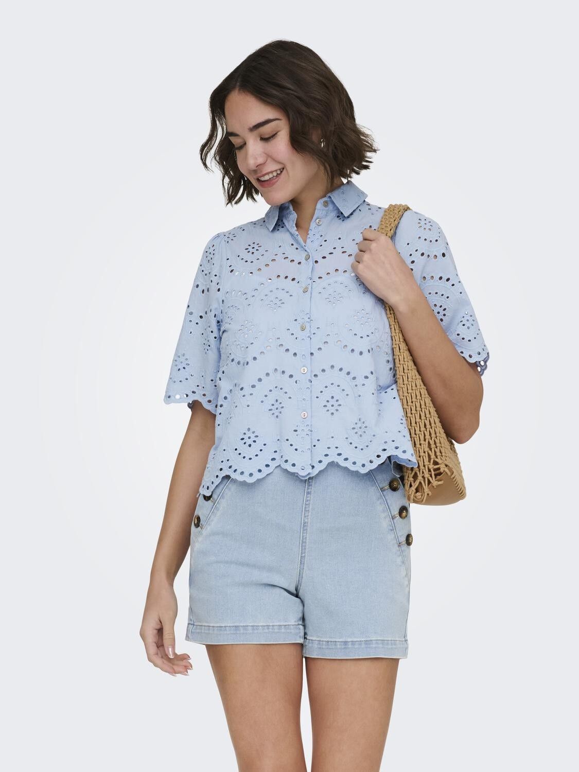 ONLVALAIS S/S SHIRT WVN NOOS