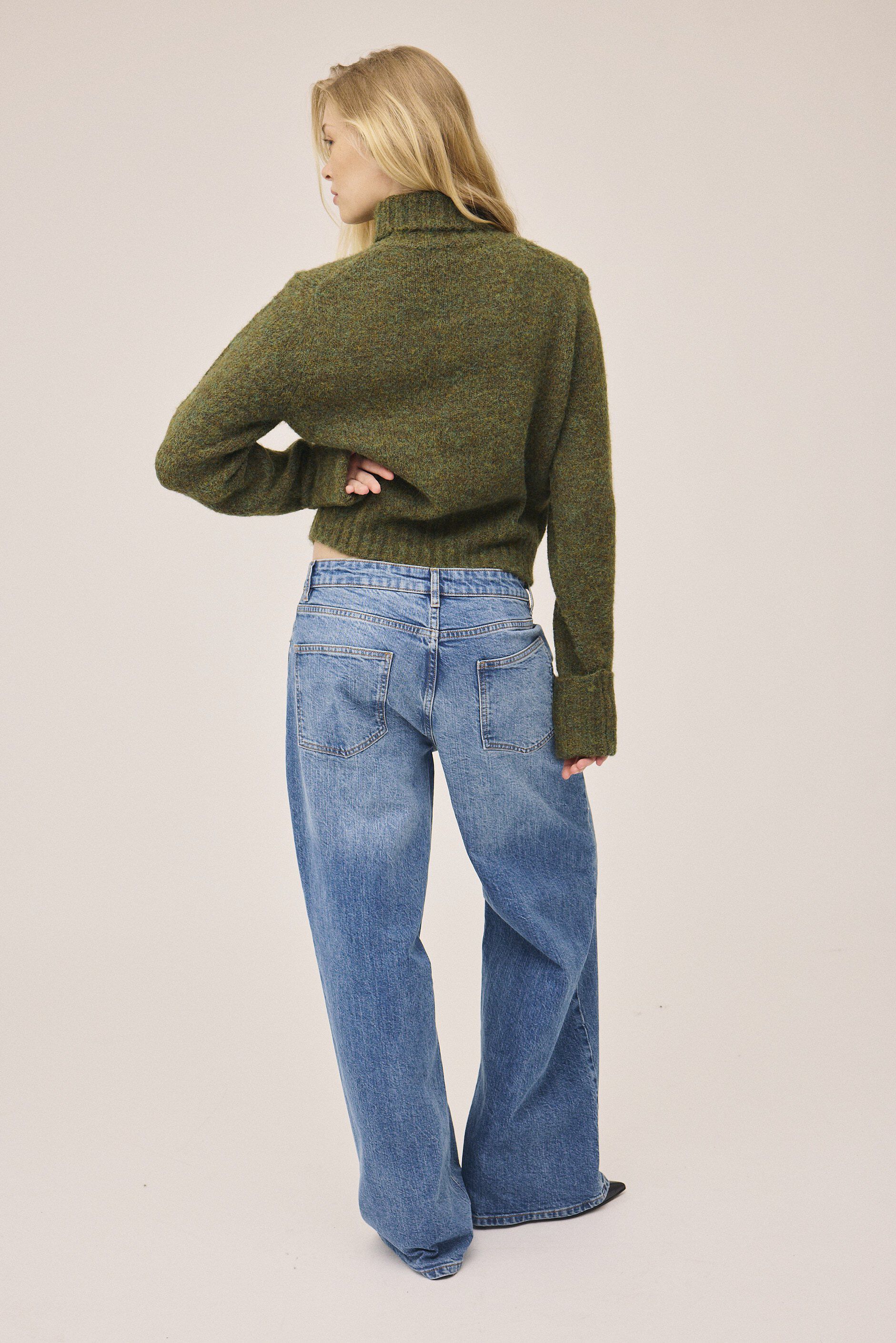 Iselin 1 Highneck sweater - GRS