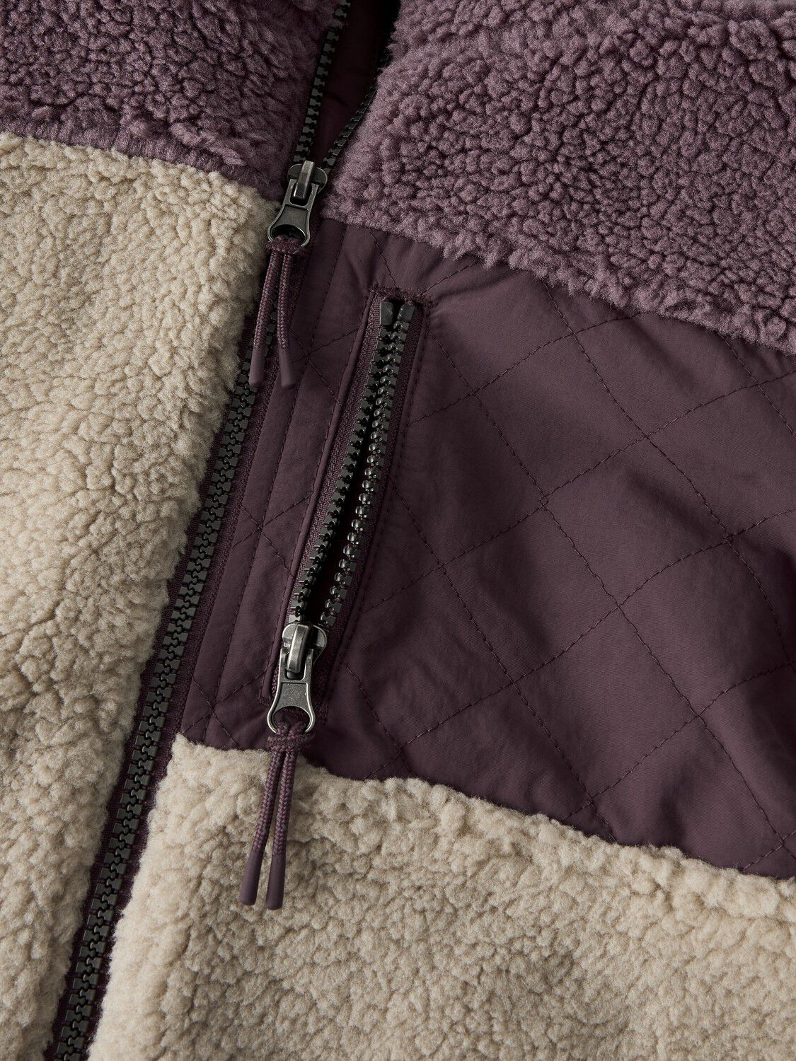 NKFMONICA TEDDY JACKET BLOCK