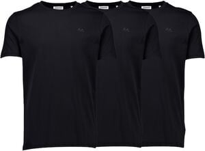 3-pack tee with flag print S/S