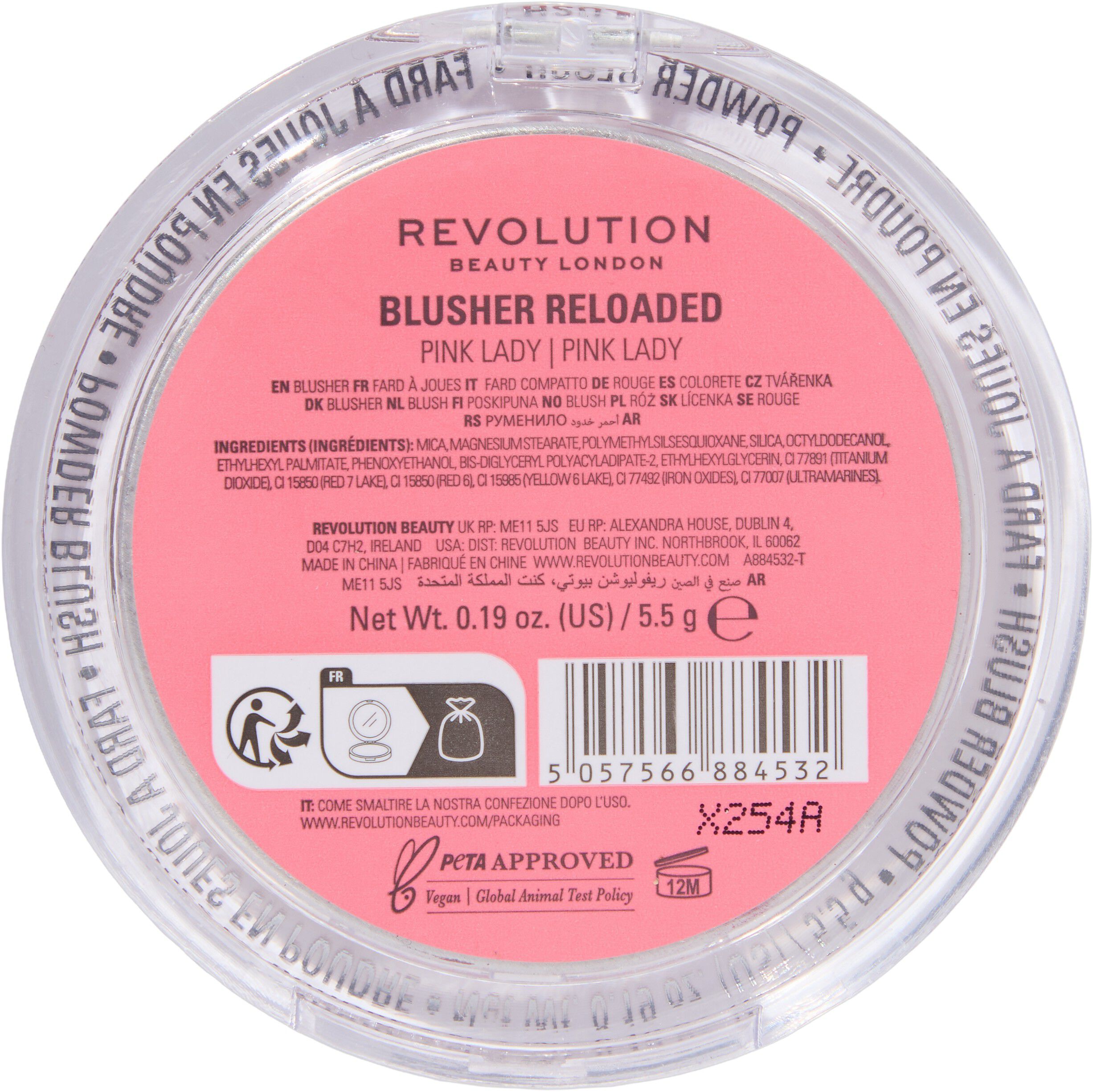 Revolution Blusher Reloaded Pink Lady