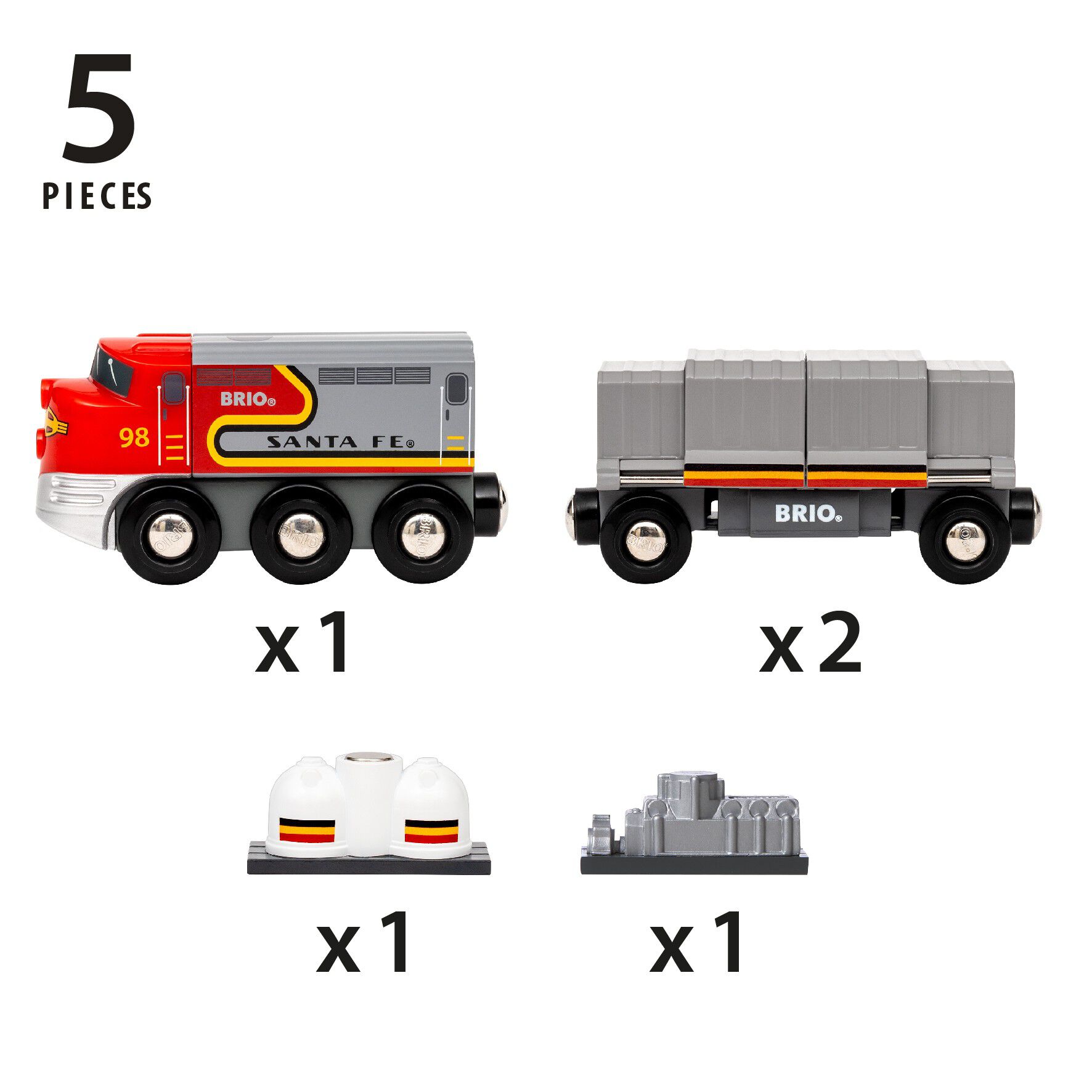 BRIO 36089 Santa Fe tog