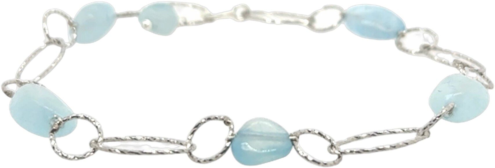 Sigga Aquamarine Bracelet - Silver