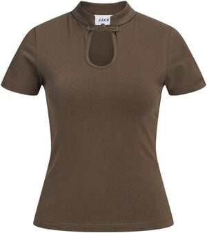 JXGIGI COLLAR BOW SS TOP JRS