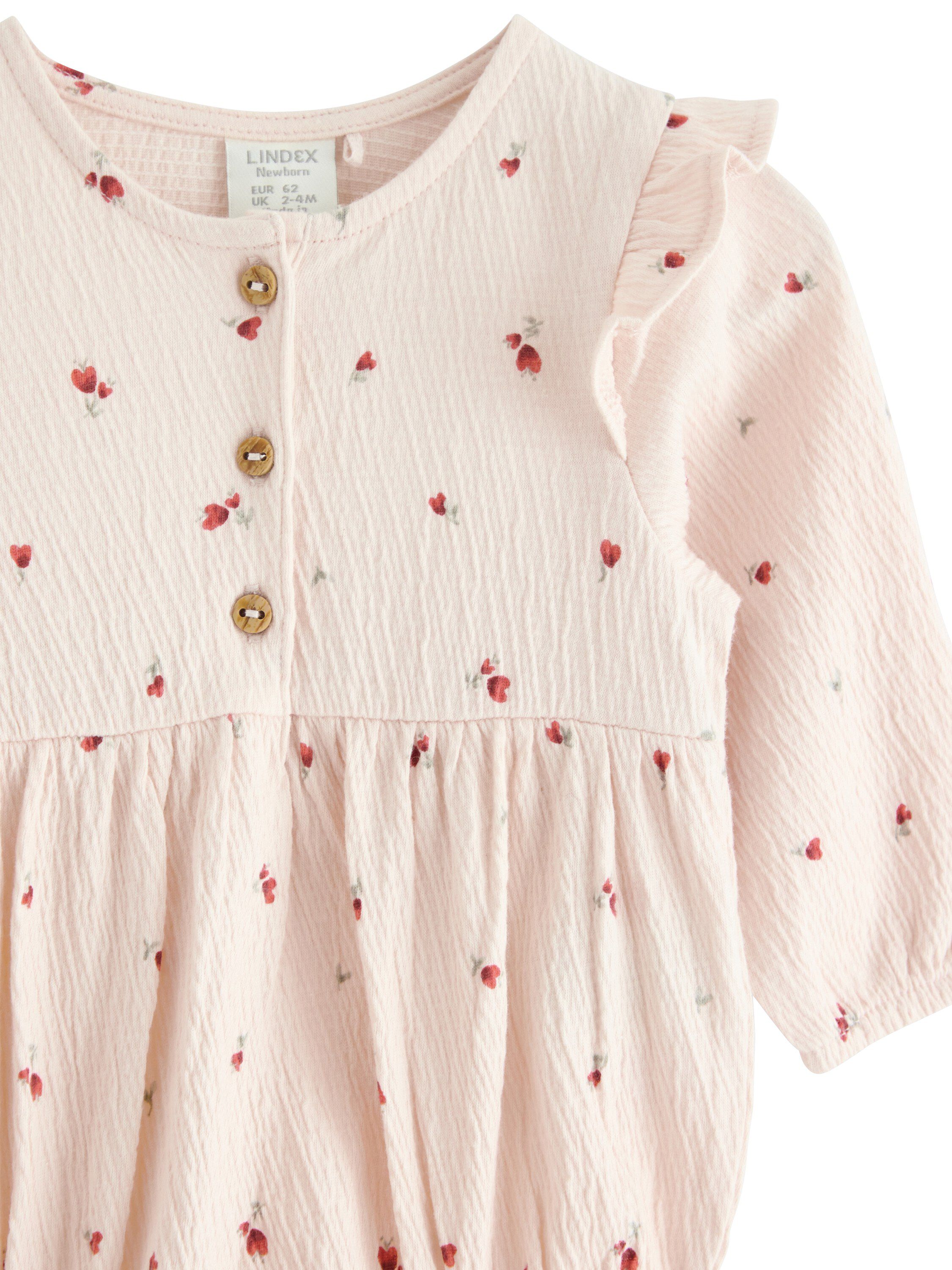 Lang&aelig;rmet romper med elastiske &aelig;rme