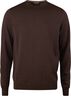 Sweater Knitted Crew Neck With Patch Merino Wool
