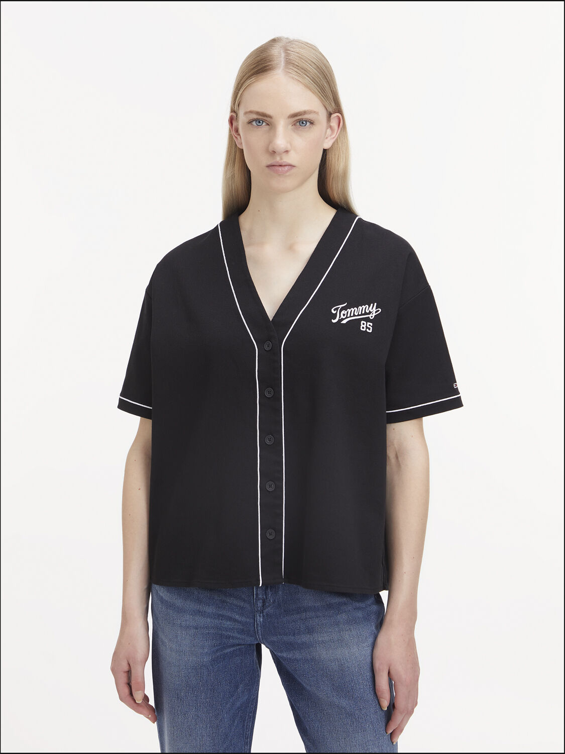 TJW OVERSIZED BASEBALL SHIRT