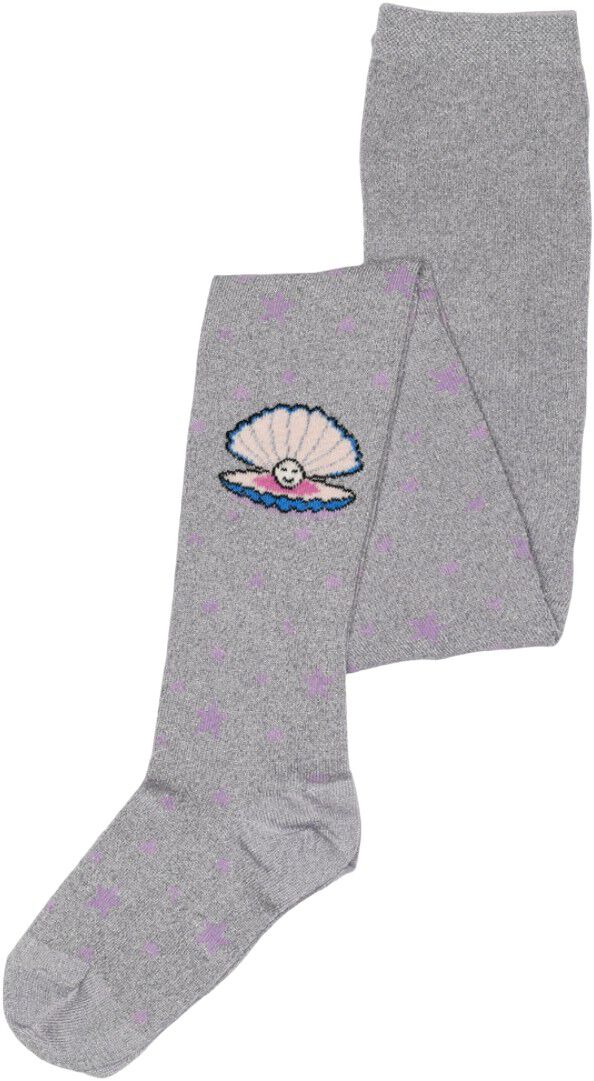 Shell glitter tights