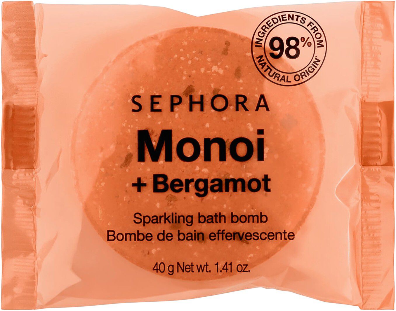 Brusende badebombe - Farver og parfumerer badet