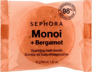 Brusende badebombe - Farver og parfumerer badet