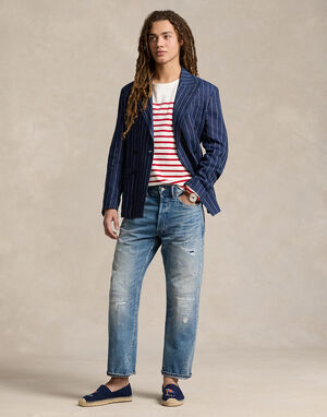 Vintage Classic Fit Distressed Jean