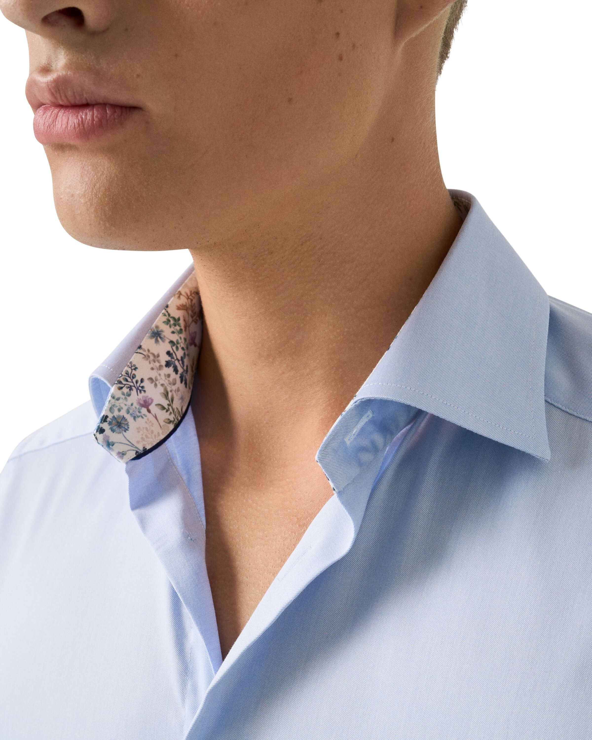 Contemporary Fit Floral Effect Signature Twill Shirt