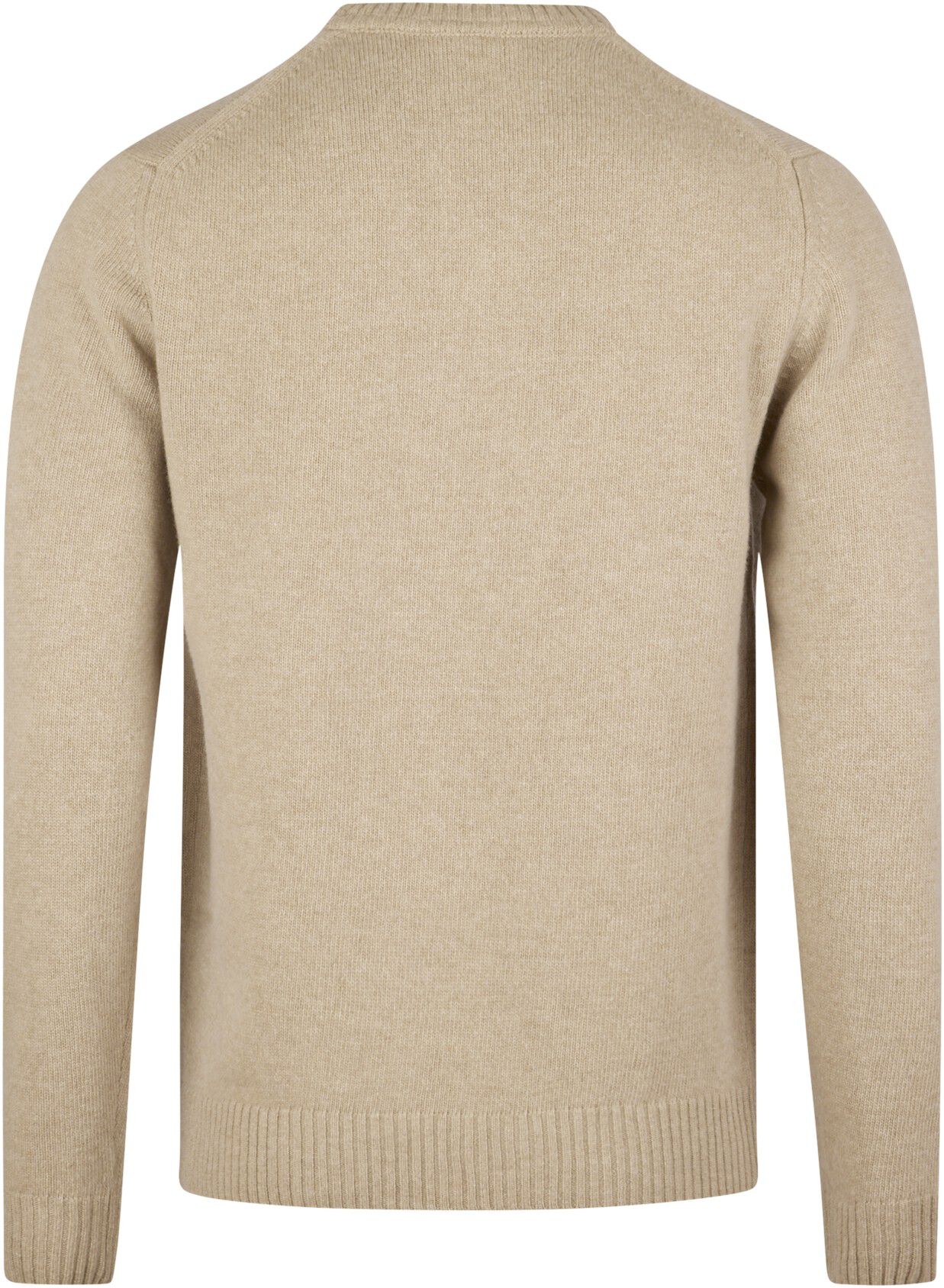 Pullover Knitted Crew Neck Carded Merino Wool