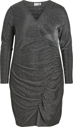 VISPICY WRAP SHORT DRESS/CUR/DC