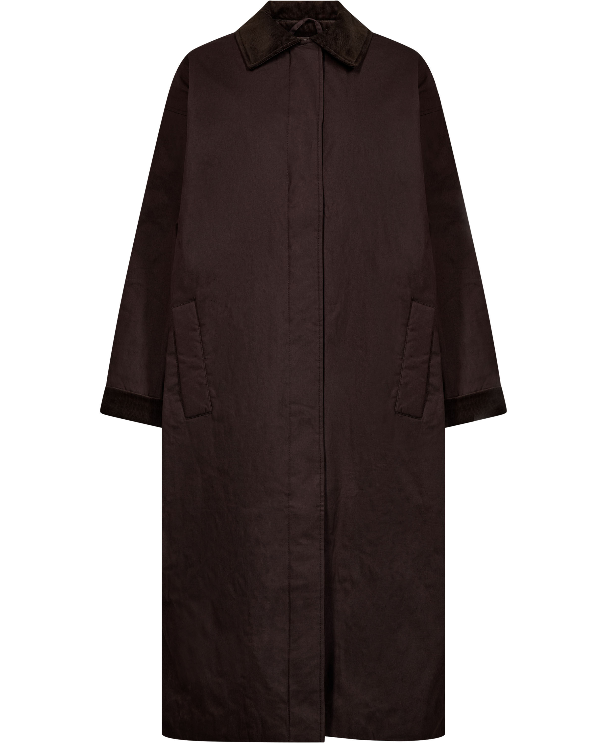 Emmy 1 coat with corduroy detail - GRS
