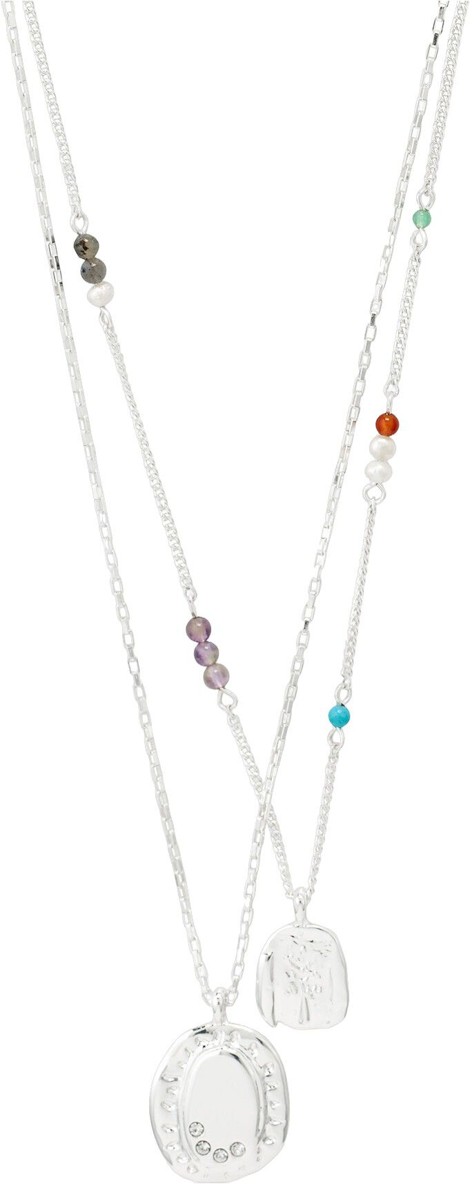 HERE necklace silver-plated