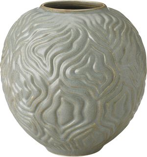 Solum vase H 15 cm sage