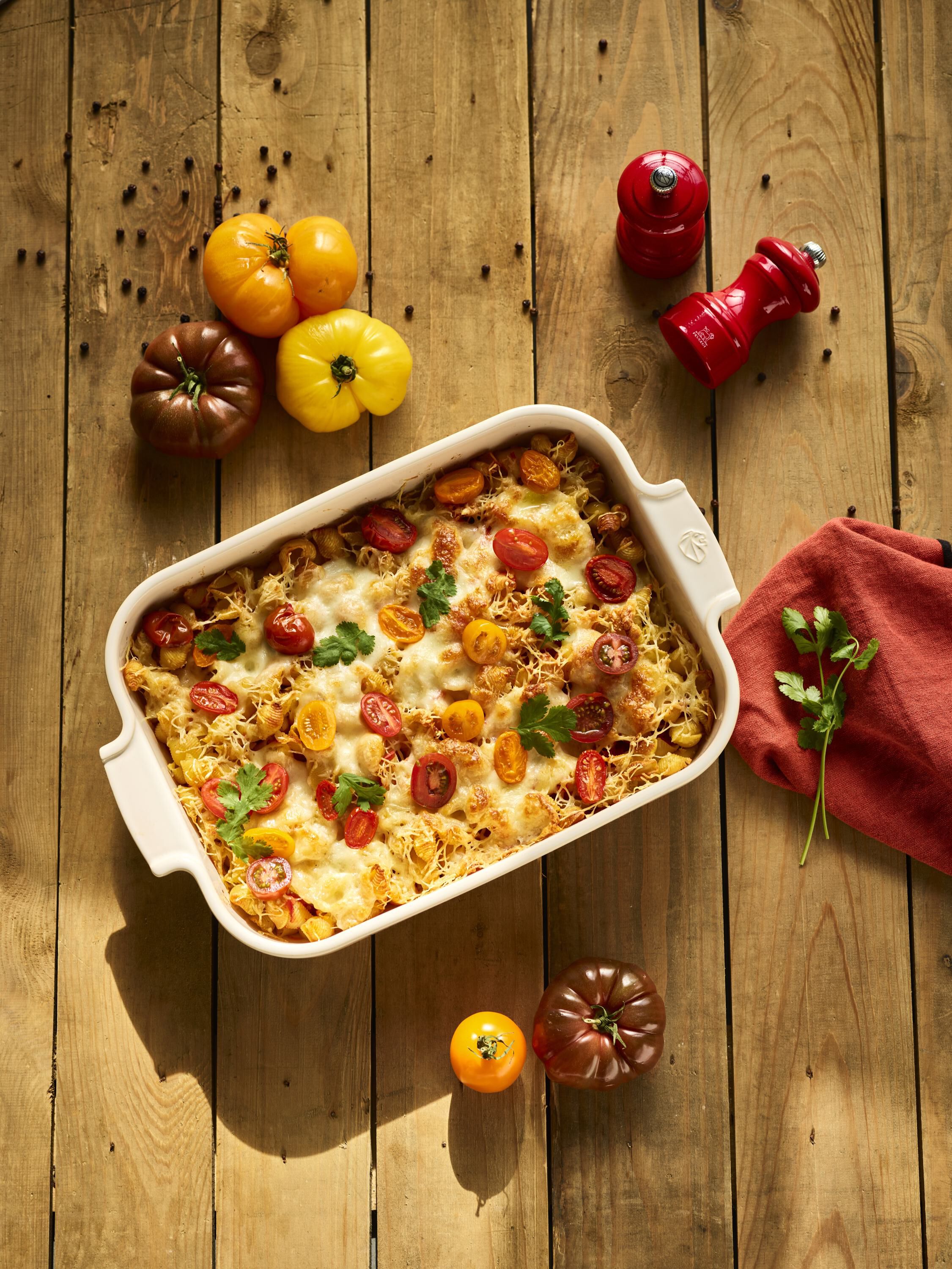 Appolia Rektangul&aelig;rt ovnfad cremehvid 36 cm