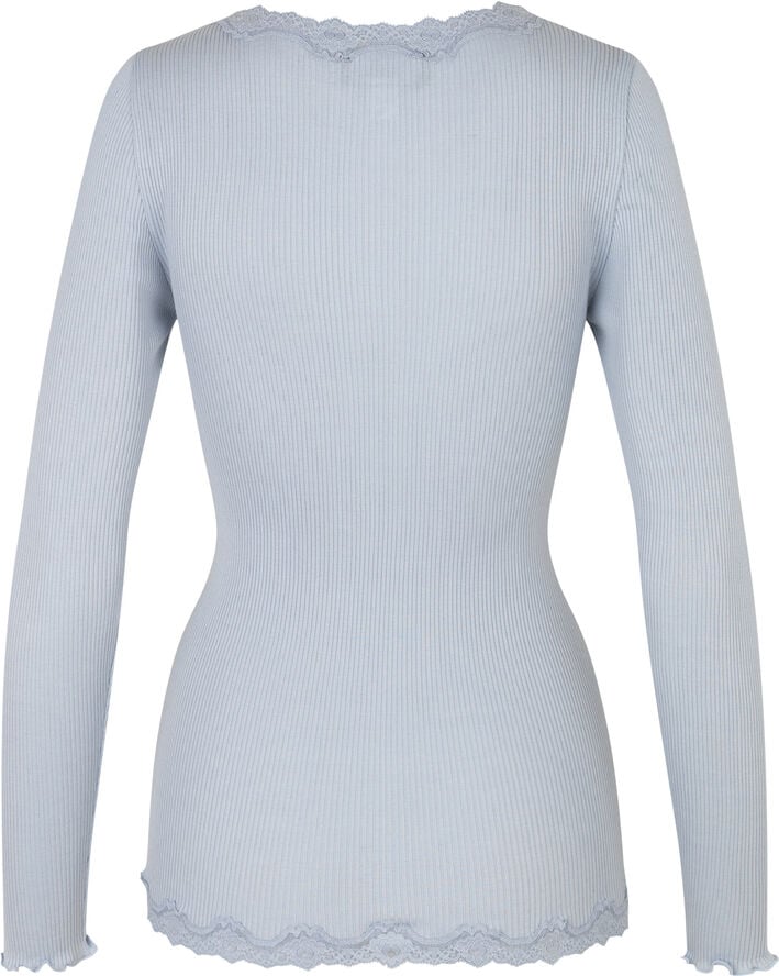 Silk cardigan regular ls w/rev vint