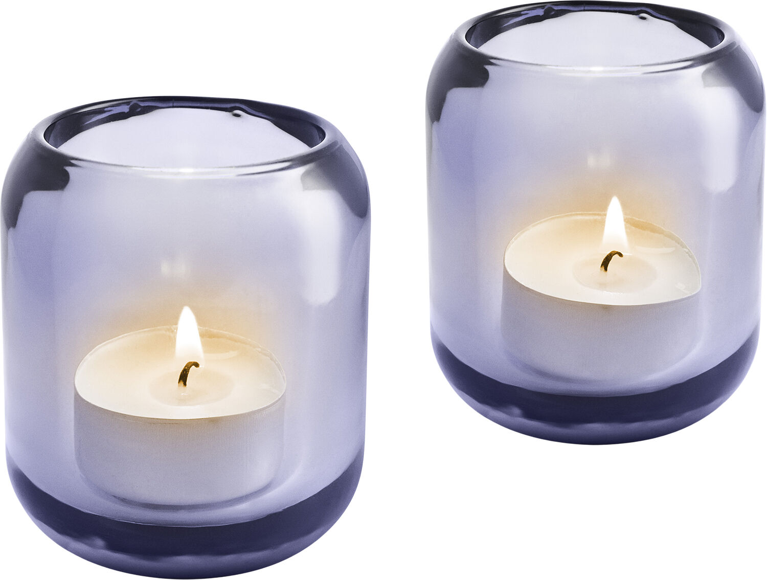 2 Acorn fyrfadsstager Grape