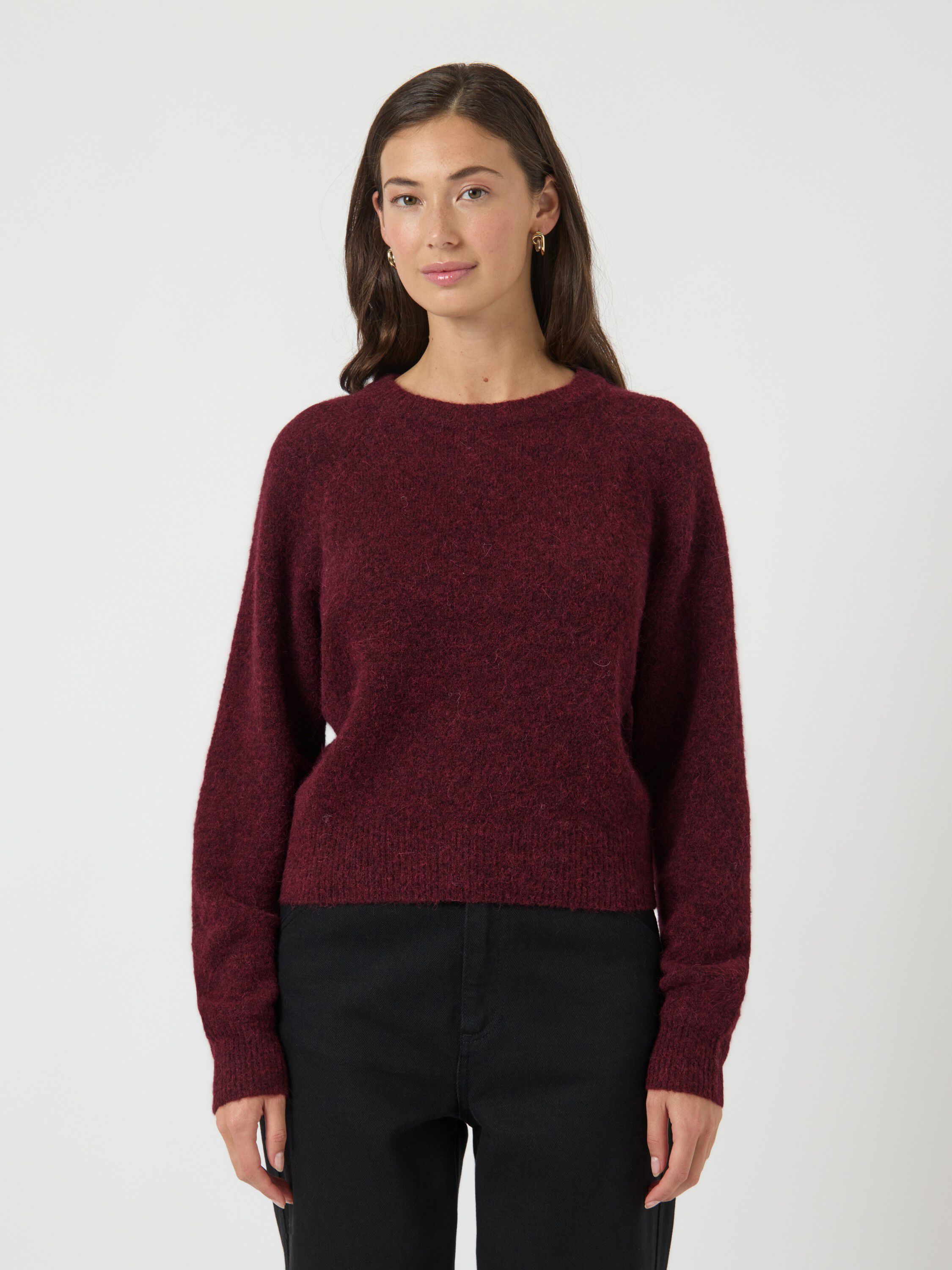 YASJOHI LS WOOL KNIT PULLOVER S. NO