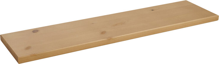 Floating wooden shelves