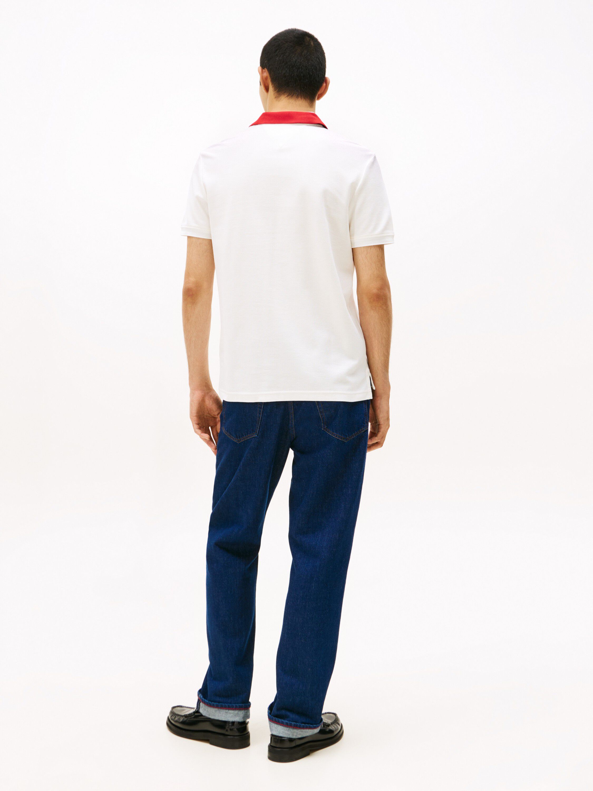 HERRINBONE COLLAR REG POLO