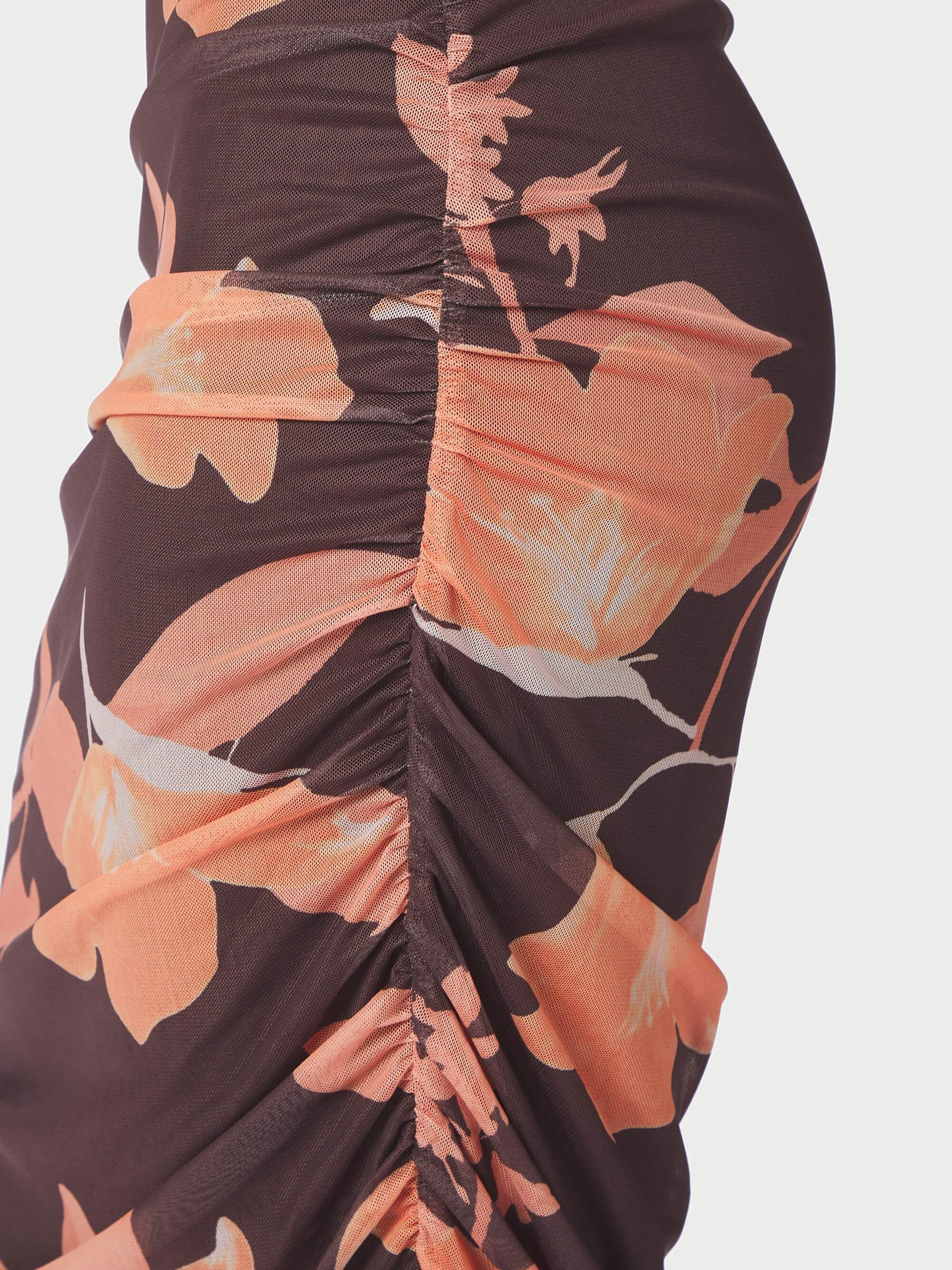 Corilina Flower Mesh Dress