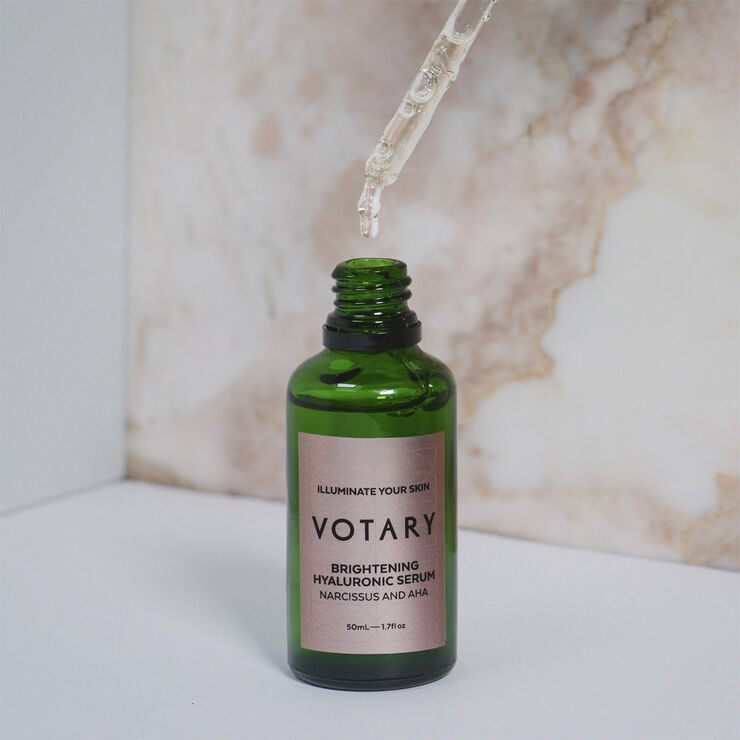 VOTARY Brightening Hyaluronic Serum, Narcisuss and AHAs 50 m