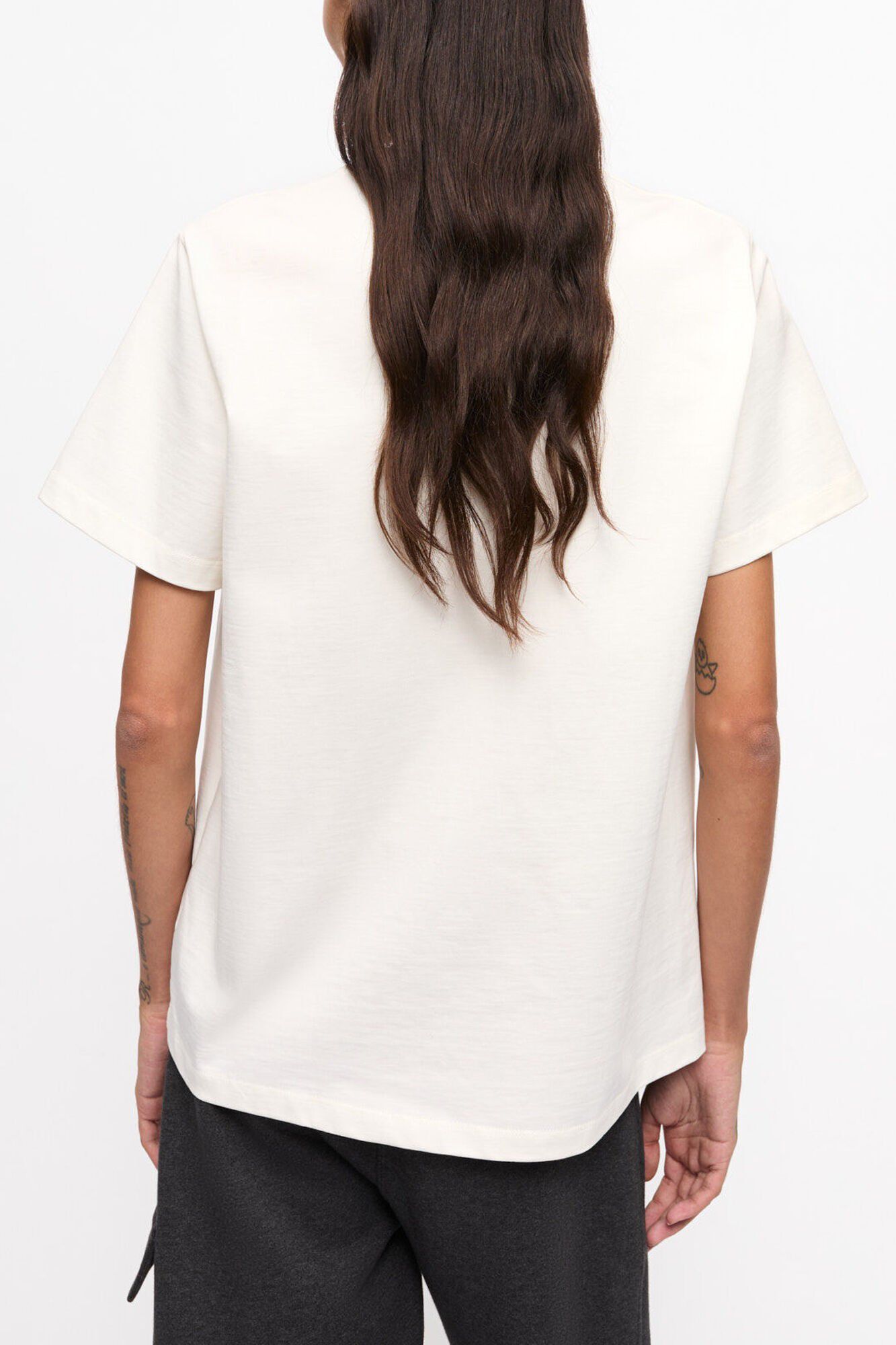 Heavy Cotton Bow Relaxed T-shirt