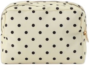 Toiletbag big polkadot white